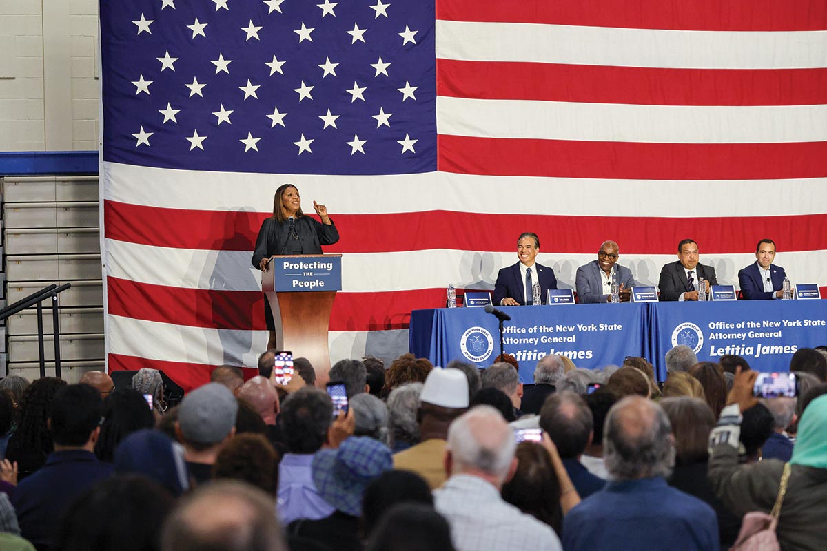 Letitia James has made it a point to share her office’s vast resources with her AG colleagues in smaller states.